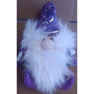 Stuffed Plush Wizard Classic Toy Company Purple Gnome Wizard Stars And Moon